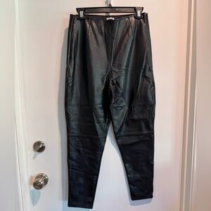Vegan Leather Leggings